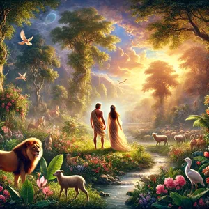 2. Man en vrouw schiep Hij hen, en Hij zegende hen en gaf hun de naam mens, op de dag dat zij geschapen werden.