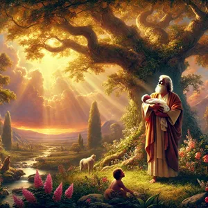 29. Hij gaf hem de naam Noach, en zei: Deze zal ons troost geven bij ons werk en bij het zwoegen van onze handen op de aardbodem, die door de HEERE vervloekt is.