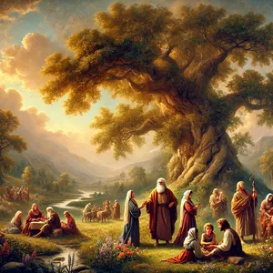 30. En Lamech leefde, nadat hij Noach verwekte, vijfhonderdvijfennegentig jaar, en hij verwekte zonen en dochters.