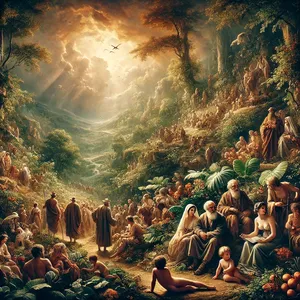 1. Toen de mensen zich begonnen te vermenigvuldigen op de aarde en er dochters bij hen werden geboren,