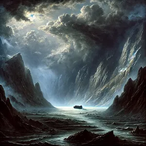 19. Het water werd steeds hoger op aarde, totdat alle hoge bergen overal onder de hemel bedekt waren.