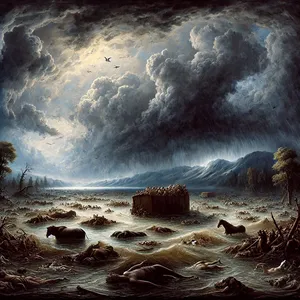 21. Alle wezens die zich op aarde bewogen, kwamen om: vogels, vee, wilde dieren, alles wat op aarde krioelde, en alle mensen.