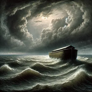 24. Het water steeg honderdvijftig dagen boven de aarde.