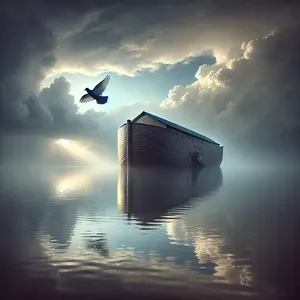 12. Daarna vertoefde hij nog zeven andere dagen; en hij liet de duif uit; maar zij keerde niet meer weder tot hem.