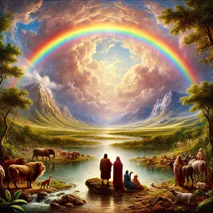 11. En Ik richt Mijn verbond op met u, dat nooit meer enig vlees door de wateren van een vloed zal worden uitgeroeid, en dat er nooit meer een vloed zal zijn om de aarde te verderven.